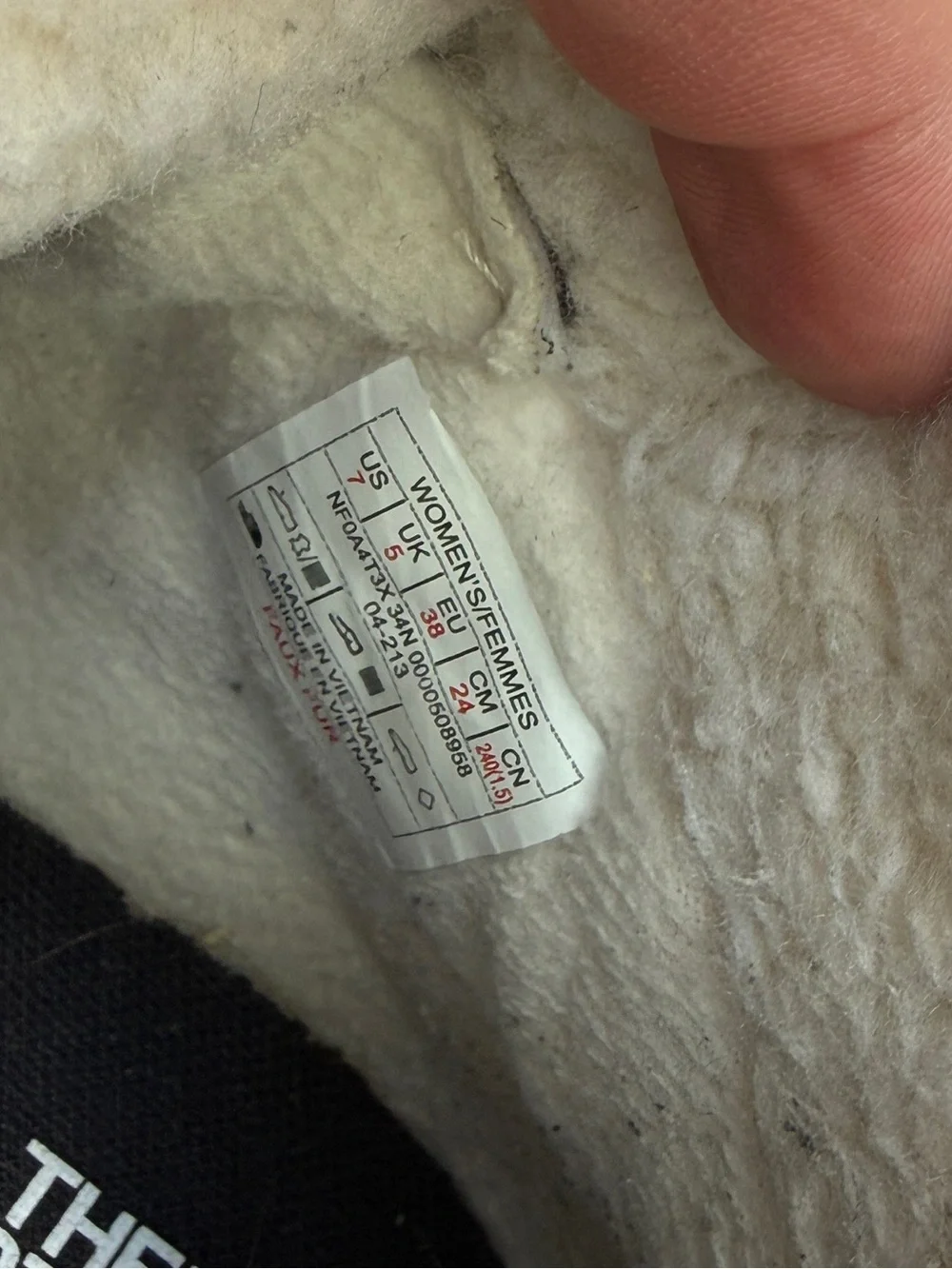 The North Face Short Winter Boots. Womens size 7